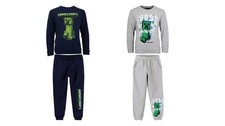 Minecraft Jogginganzug 2 tlg. in 2 Varianten Größen:  116 128 140 152