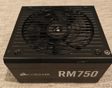 Corsair CP-9020195-NA RM750 750W 80 PLUS Modular Power Supply **READ**