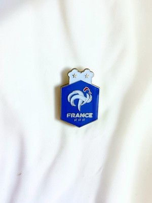 Pin s Équipe De France Football Soccer Vintage Collectible Badge