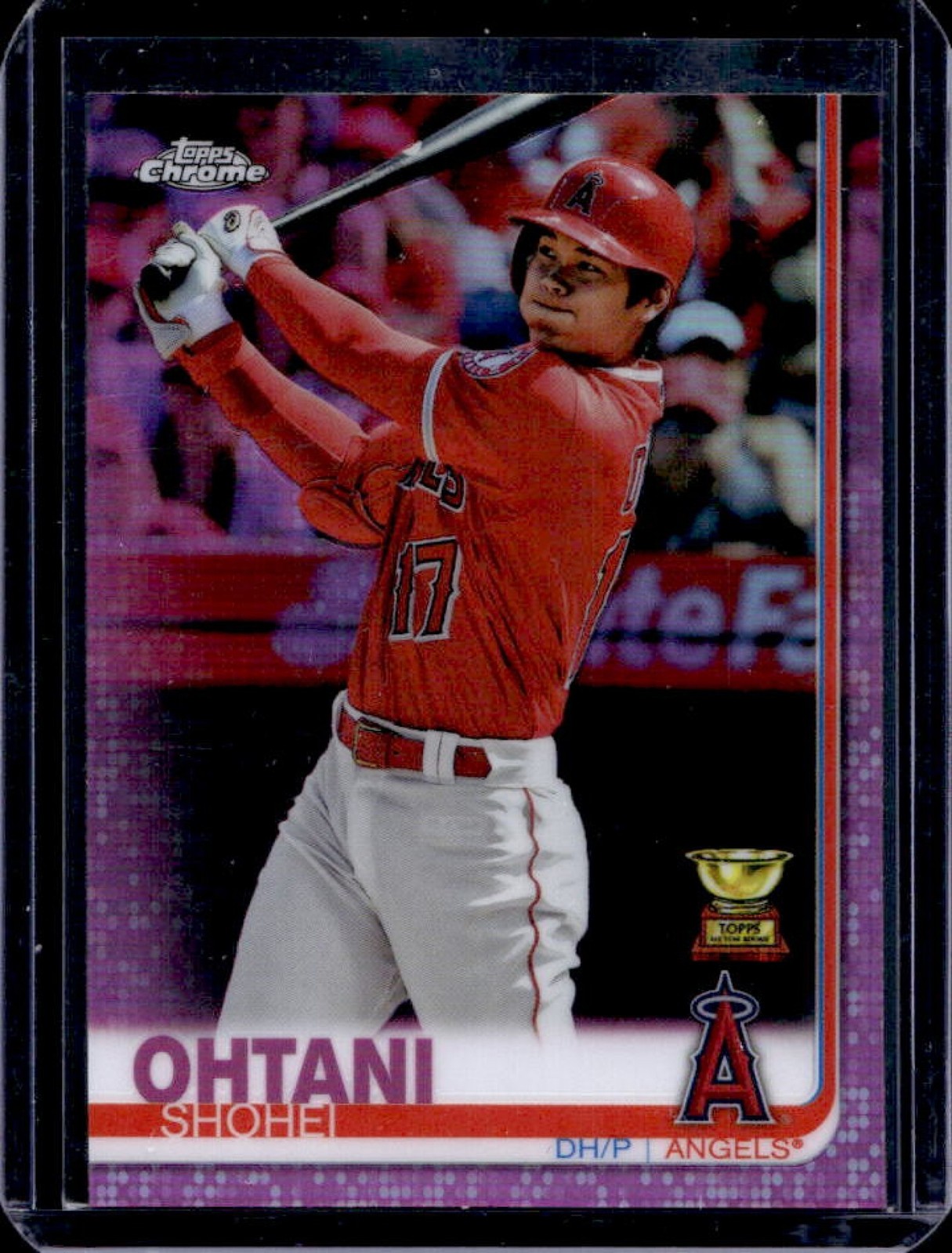 2019 Topps Chrome Shohei Ohtani Pink Refractor #1 Angels