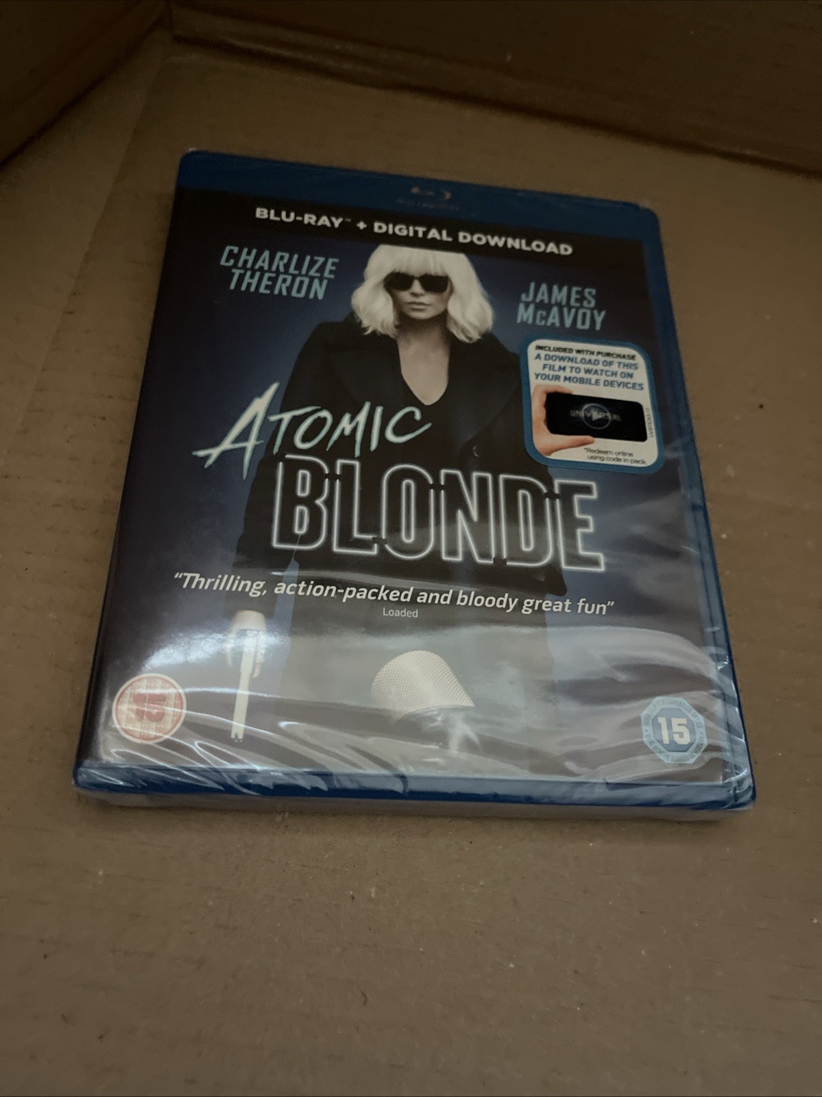 Atomic Blonde (Blu-ray, 2017) Sealed