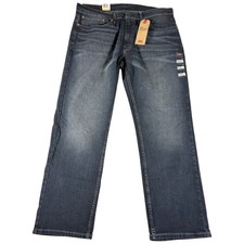 NWT Levis 559 Jeans Mens 36x30 Dark Blue Relaxed Straight Leg Stretch Work Denim