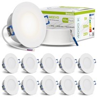 10X Weevo Led Einbauspots IP44 Downlight Neutralweiß 5W Badlampe Deckenstrahler