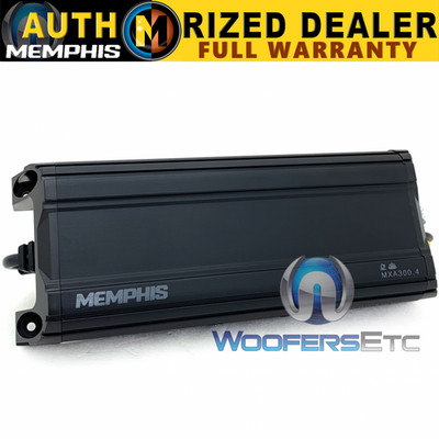 MEMPHIS AUDIO MXA300.4 MARINE 4-CHANNEL 300W RMS BOAT SPEAKERS AMPLIFIER NEW