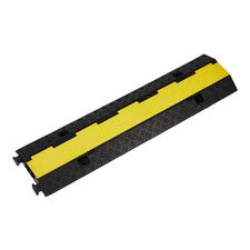 36" Cable Protector Ramp 2 Channel Wire Cable Cover Ramp 22000Lbs Capacity