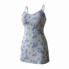 Cider Floral Mini Dress Womens Size L Fitted Boho Cottagecore Romantic Y2K Fairy