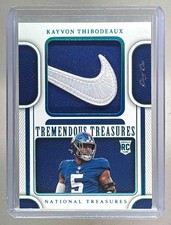 Kayvon Thibodeaux 2022 National Treasures Brand Tremendous Nike Patch RC 1/1