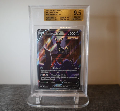 Pokemon Umbreon V 2021 Sword and Shield Evolving Skies Ultra Rare BGS 9.5