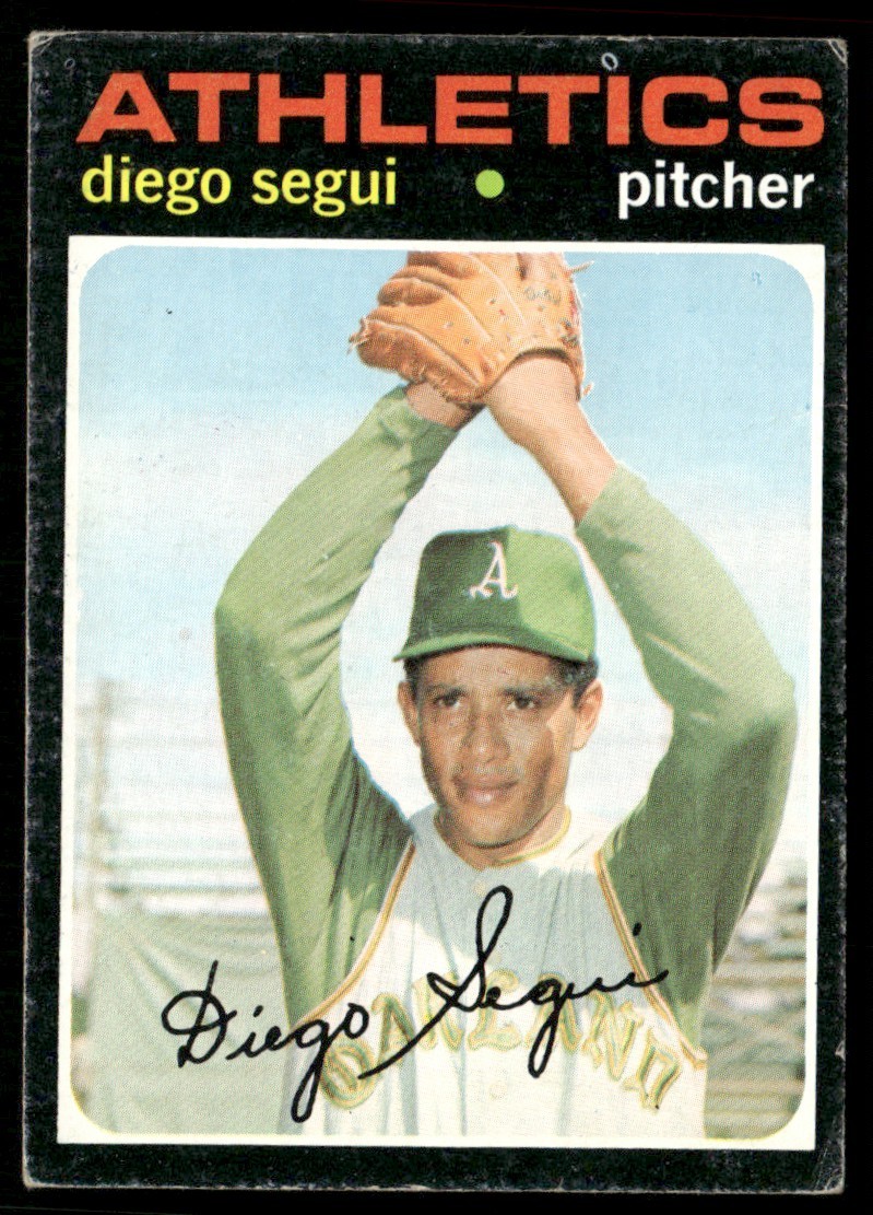 1971 Topps Diego Segui Oakland Athletics #215