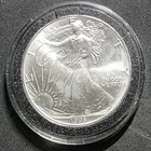 American Eagle Walking Liberty 1995 One Dollar Coin, Fine Silver 1oz