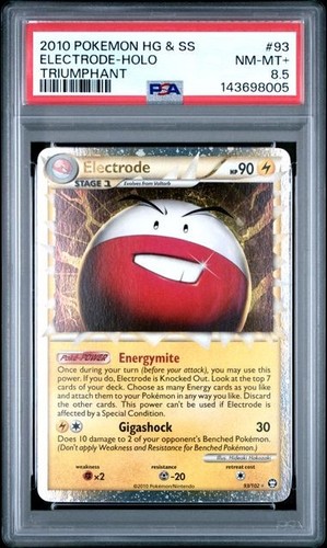 Electrode graded PSA 8.5 for sale on eBay