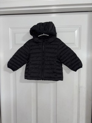 Jumping Beans Children s Black Puffer Jacket 12 Months 