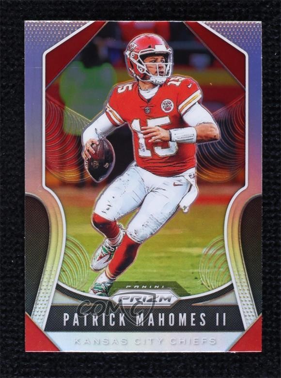2019 Panini Prizm Silver Prizm Patrick Mahomes II #210 17fl