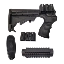 ProMag PM111D Winchester 1200/1300 Stock Set with Shell Carrier - Black