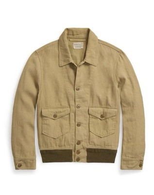 RRL ヘリンボーン　ジャケット　xs RRL ヘリンボーン ジャケット xs NWT RRL Linen Harrington Jacket Xs