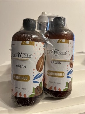 FERMOSA ARGAN SHAMPOO & CONDITIONER 16.9 FL OZ EACH NEW WITH PUMPS