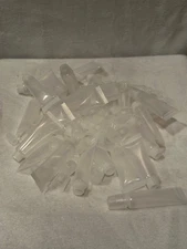 30 Clear 10ml Empty Lip Gloss Lip Balm Tubes Cosmetic New Open Box