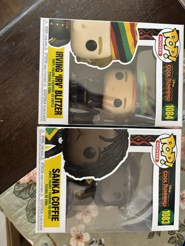 Funko Pop! Movies: Cool Runnings-1083 Sanka Coffie & 1084 Irving “Irv” Blitzer