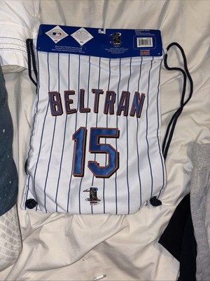New York Mets Baseball Carlos Beltran #15 Jersey Drawstring Bag Backpack NEW