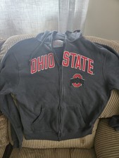 Ohio State Varsity Authentic Apparel Women's Size S Full Zip Gray Hoodie