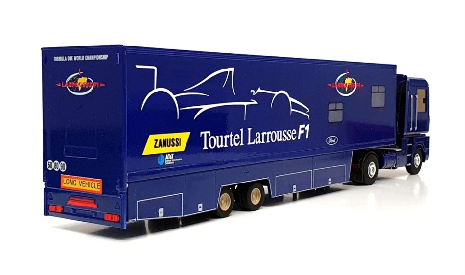 Camión de transporte Eligor escala 1/43 5421 - Renault F1 Tourtel Larrousse - azul Foto 2 de 4