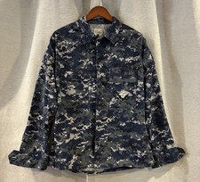 U.S. Navy Digital Camo Working Shirt Blouse Small Short Jacket Airsoft USA Made