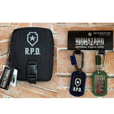 BIOHAZARD Resident Evil R.P.D. 3WAY BAG & Keychain Set of 2 USJ Halloween