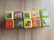 Peek A Boo Fisher Blocks Lot (21 )