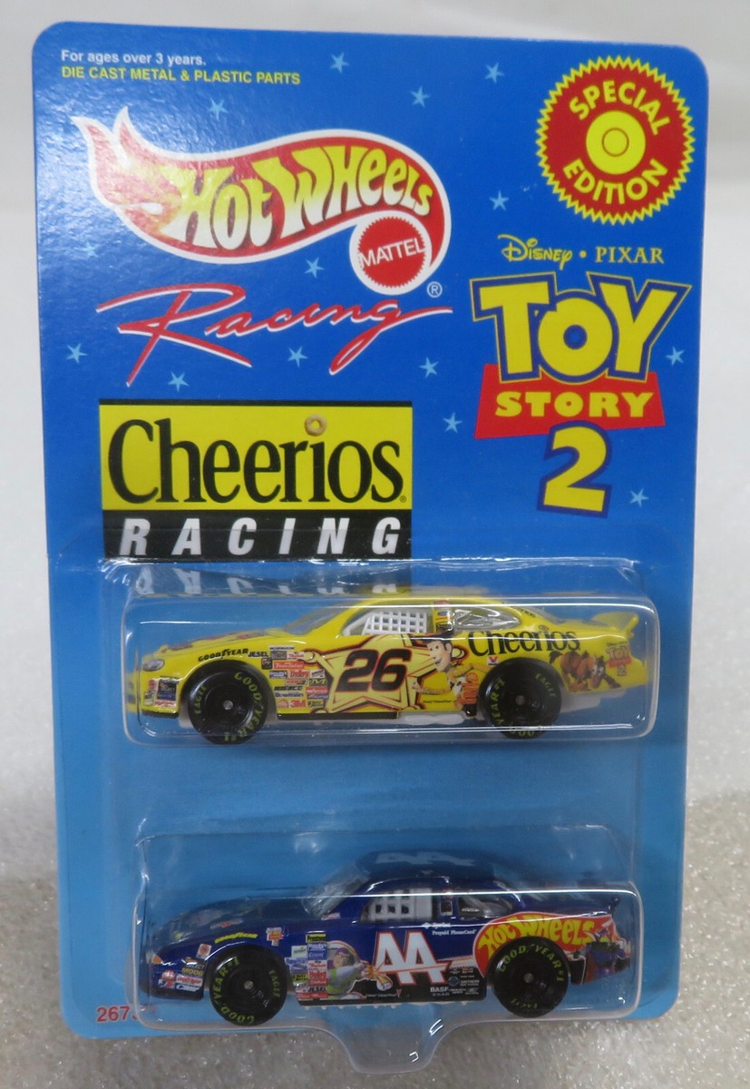 RARE Mattel Hot Wheels Cheerios Racing Disney Pixar Toy Story