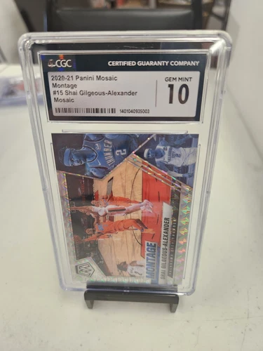 2020-21 Panini Mosaic: Montage #15 Shai Gilgeous-Alexander CGC 10