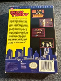 Dick Tracy for Nintendo (NES) - with Box - No Manual