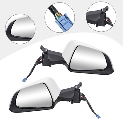1 Pair Mirrors Electric Folding Heated Mirrors For Tesla Model 3 2021-2024 LH+RH