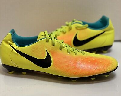 Nike Magista Ola II FG Soccer Cleats Volt/Black/Orange Nike Magista Ola II FG Soccer Cleats Volt/Black/Orange