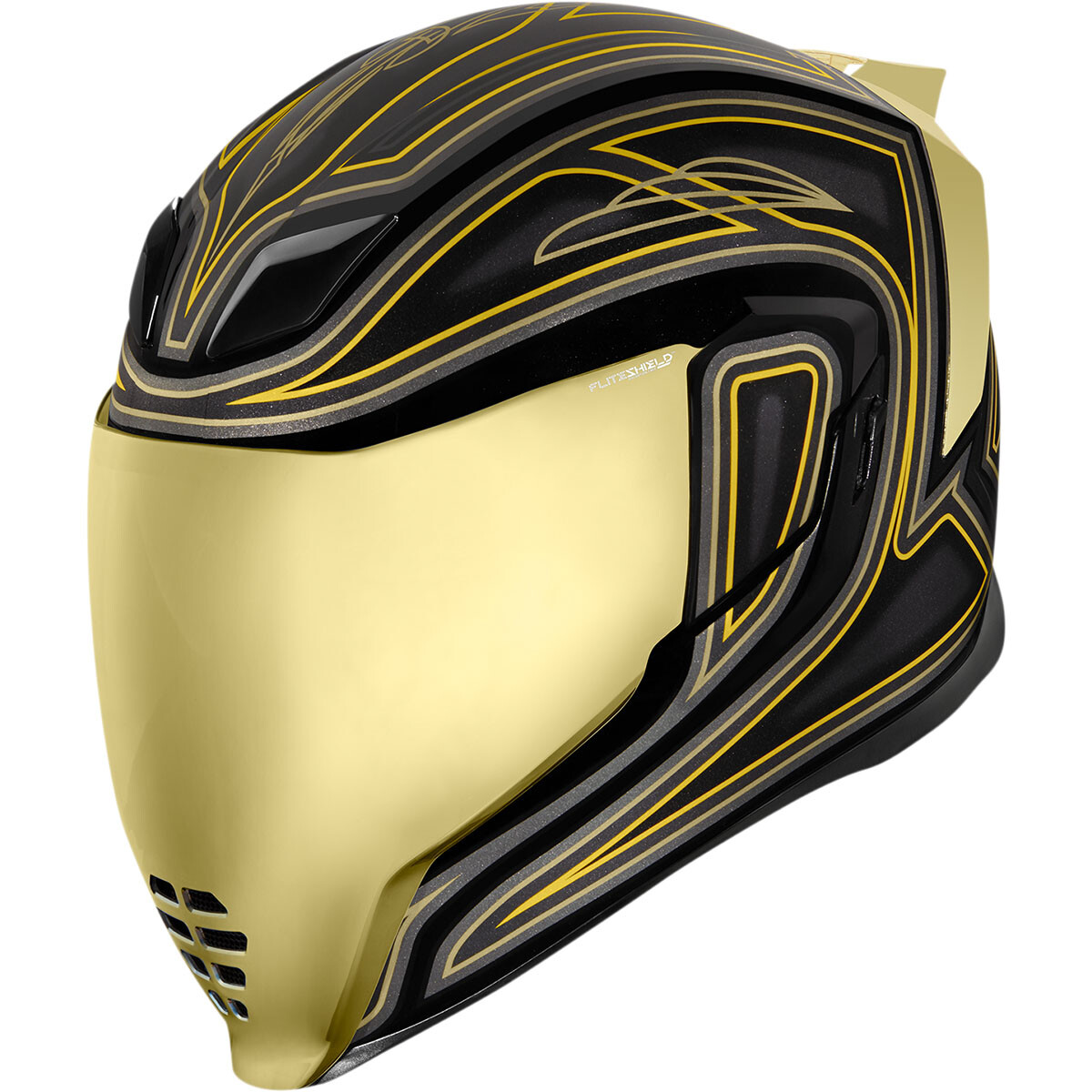 Icon Airflite Full Face Motorcycle Helmet El Centro Black Icon Airflite Full Face Motorcycle Helmet El Centro Black