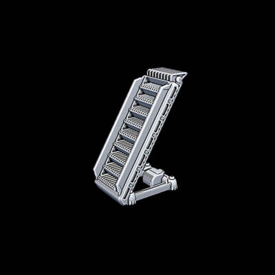 Hanger Ladder - Novus Landing - Starfinder - Cyberpunk - Science Fiction - Syfy 
