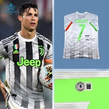 Cristiano Ronaldo Signed Juventus 2019/2020 4th Jersey W/ COA Beckett BAS