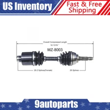Fits 1989-1994 1995 1996 1997 1998 Mazda MPV 4WD Front Left CV Axle CV Joint