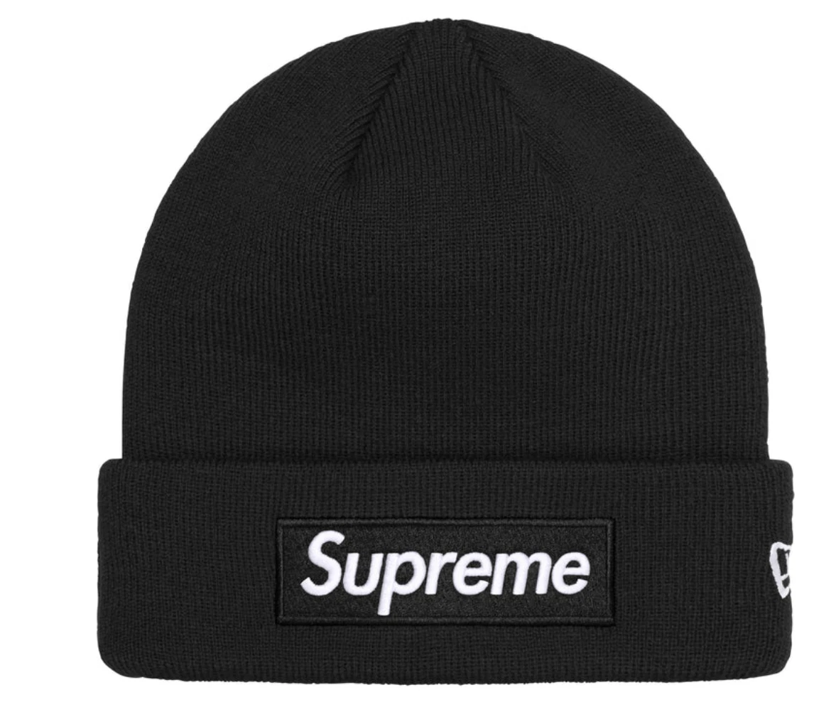 Bonnet Supreme New Era® Box Logo   Noir   FW24