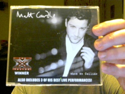 WHEN WE COLLIDE CD SINGLE MATT CARDLE X FACTOR POP MUSIC SAVE ££££S 