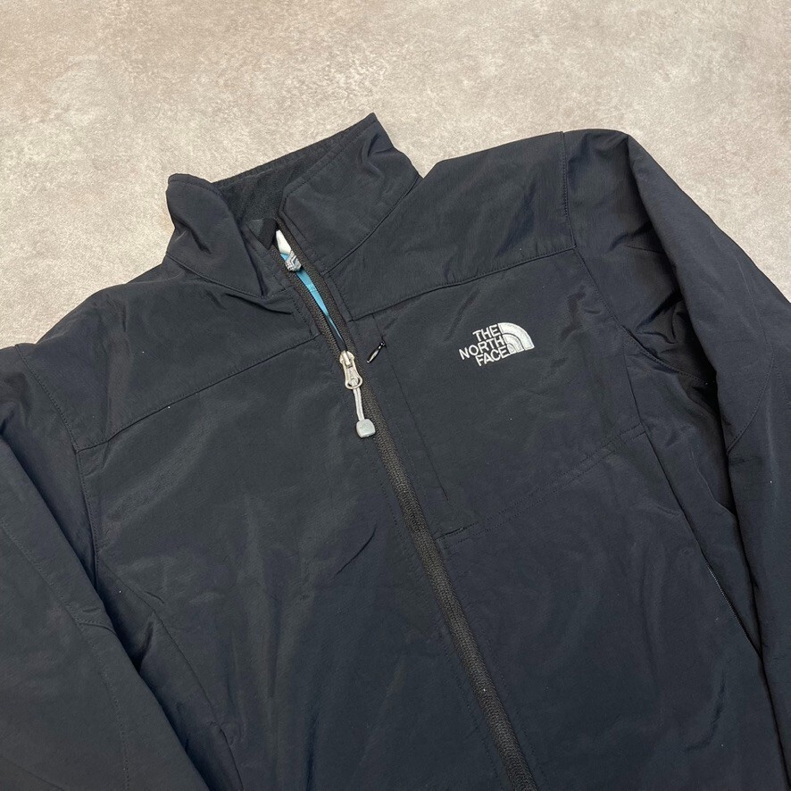 The North Face Windbreaker Jacket Womens Full Zip Apex Coat, Black, Medium image 3