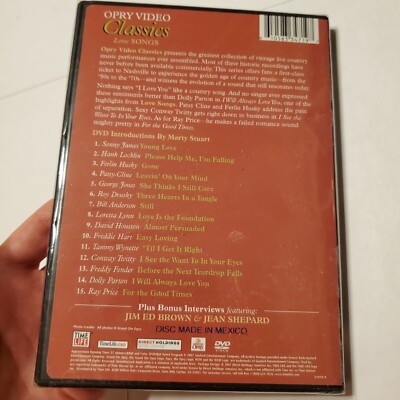 Opry Video Classics (7-DVD Box Set) 6 Are Sealed, 1 Is Mint