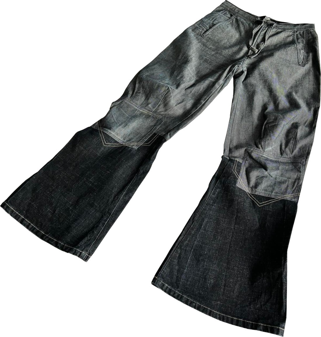 Pantalon Girbaud Bleu Laçage - Taille 34 - Occasion Très Bon état