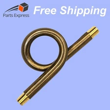 BRASS SIPHON (PIGTAIL) STRAIGHT, 1/4" NPT, 200 WSP, FOR STEAM SERVICE GAUGE