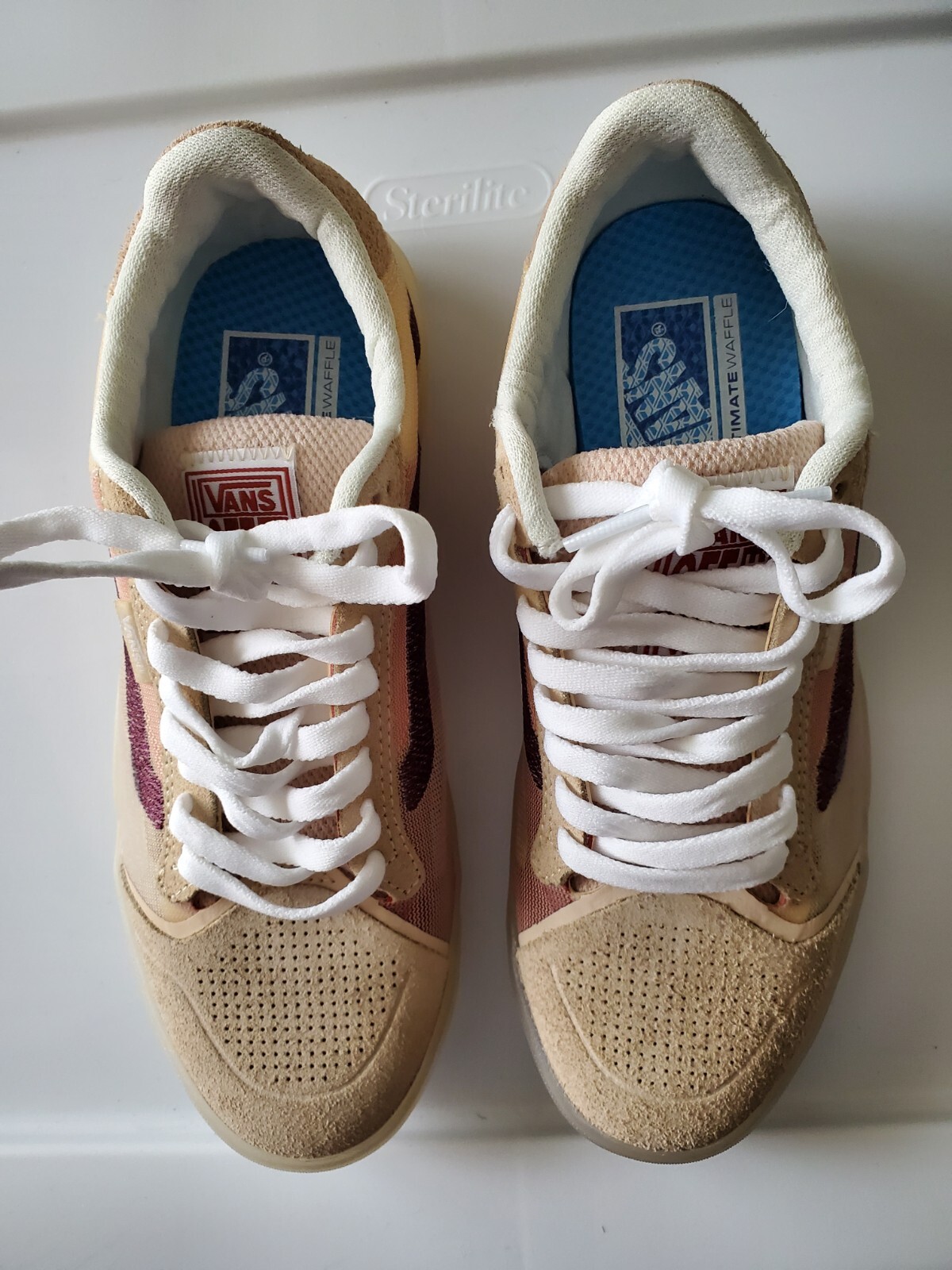 Vans Skateboard Shoes Gradient Block EVDNT Ultimate Waffle Women's Size 7  Shoes image 5