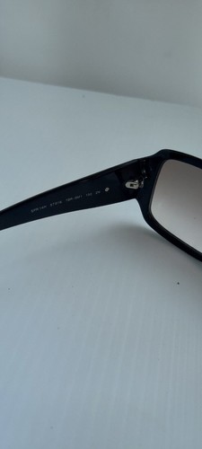 Prada SPR 14H 7BR-3M1 anthrazitgrau rechteckig Sonnenbrille Gestell 57-16 130 Italien - Bild 4 von 5