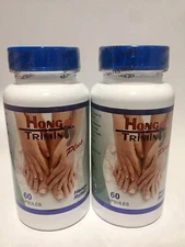 2 Hongo Trimin Plus, Nail Fungus Treatment, hongo Relief 120 Caps uñas enfermas