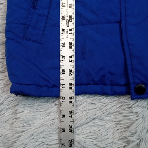 Lion Force Vest Boys L Blue Gorpcore Zip Up Pockets Removable Hood Zip Up - Picture 4 of 14