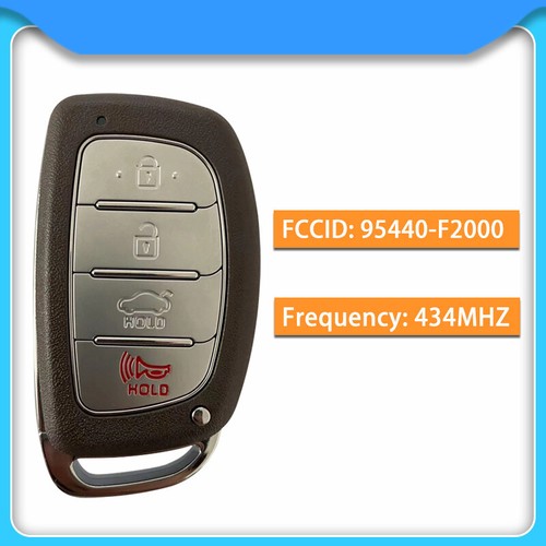 2 x smart keyless entry remote fob For 2016-2019 Hyundai Elantra 95440-F2000 - Picture 2 of 6