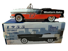 Racing Champions Diecast 1955 Chevy Convertible Bank Darrell Waltrip 00475