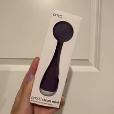NEW PMD Clean Mini - Smart Facial Cleansing Device with Silicone Brush - Purple